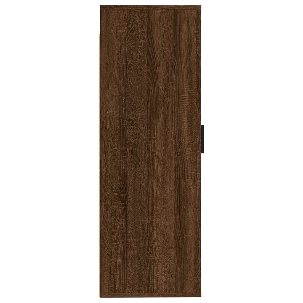 Wall Mounted TV Cabinet Brown Oak 40x34,5x100 cm