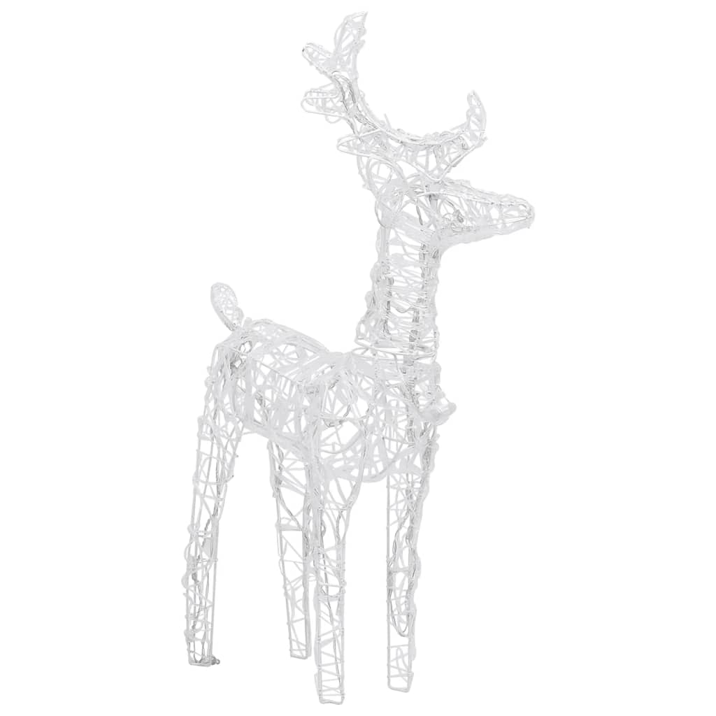 Christmas Reindeers 4 pcs Blue 160 LEDs Acrylic