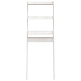 Toilet Rack White 63.5x32x179 cm Solid Wood Pine