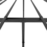 Metal Bed Frame without Mattress Black 140x200cm