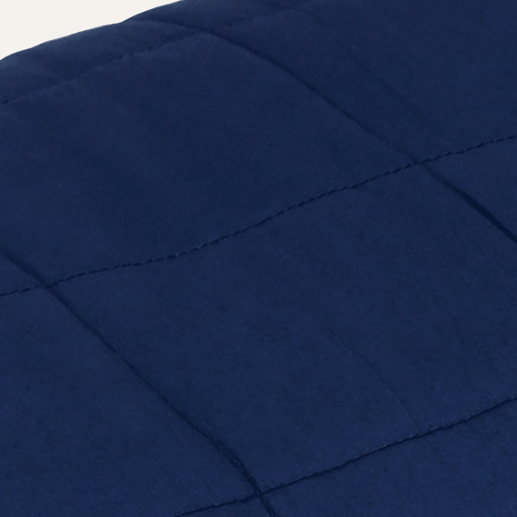 Weighted Blanket Blue 137x200 cm Single 10 kg Fabric