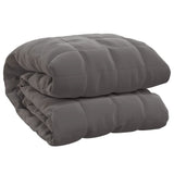 Weighted Blanket Grey 135x200 cm Single 10 kg Fabric