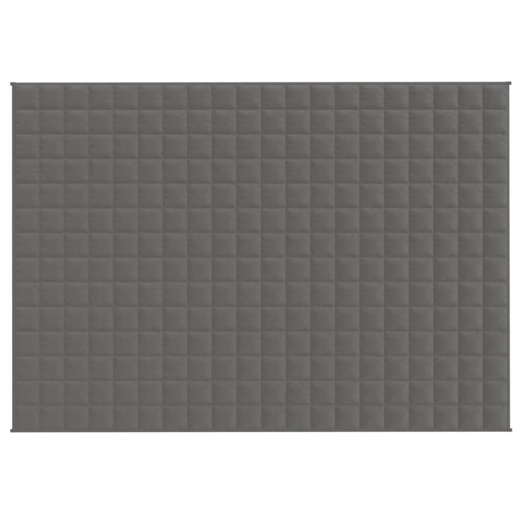 Weighted Blanket Grey 140x200 cm Single 10 kg Fabric