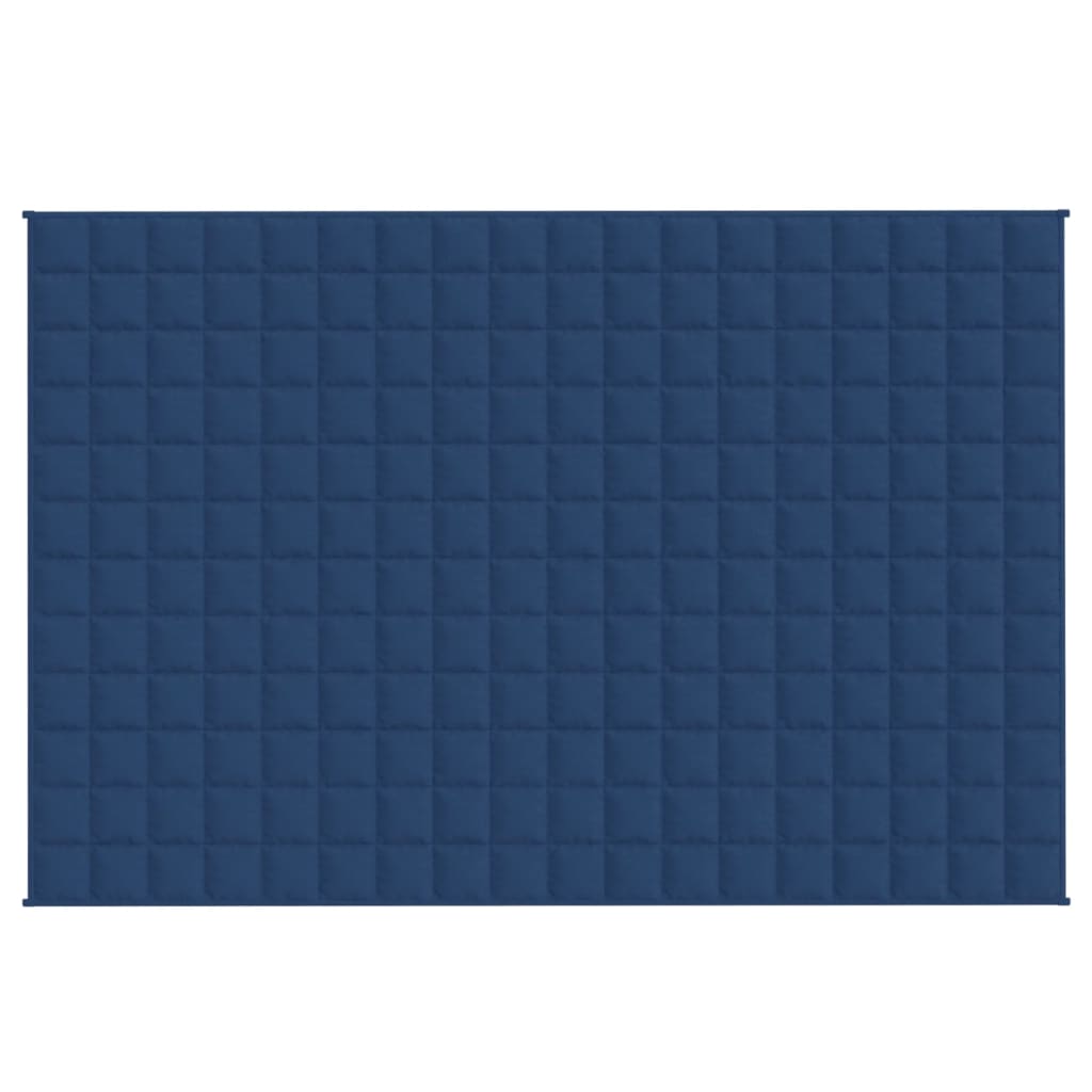 Weighted Blanket Blue 135x200 cm Single 6 kg Fabric