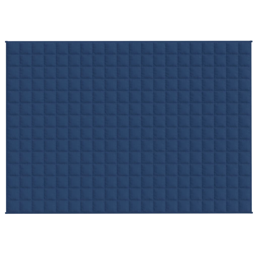 Weighted Blanket Blue 135x200 cm Single 6 kg Fabric