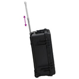 Wheeled Flight Case Black 58x45x27 cm PP