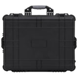 Wheeled Flight Case Black 63x50x23 cm PP