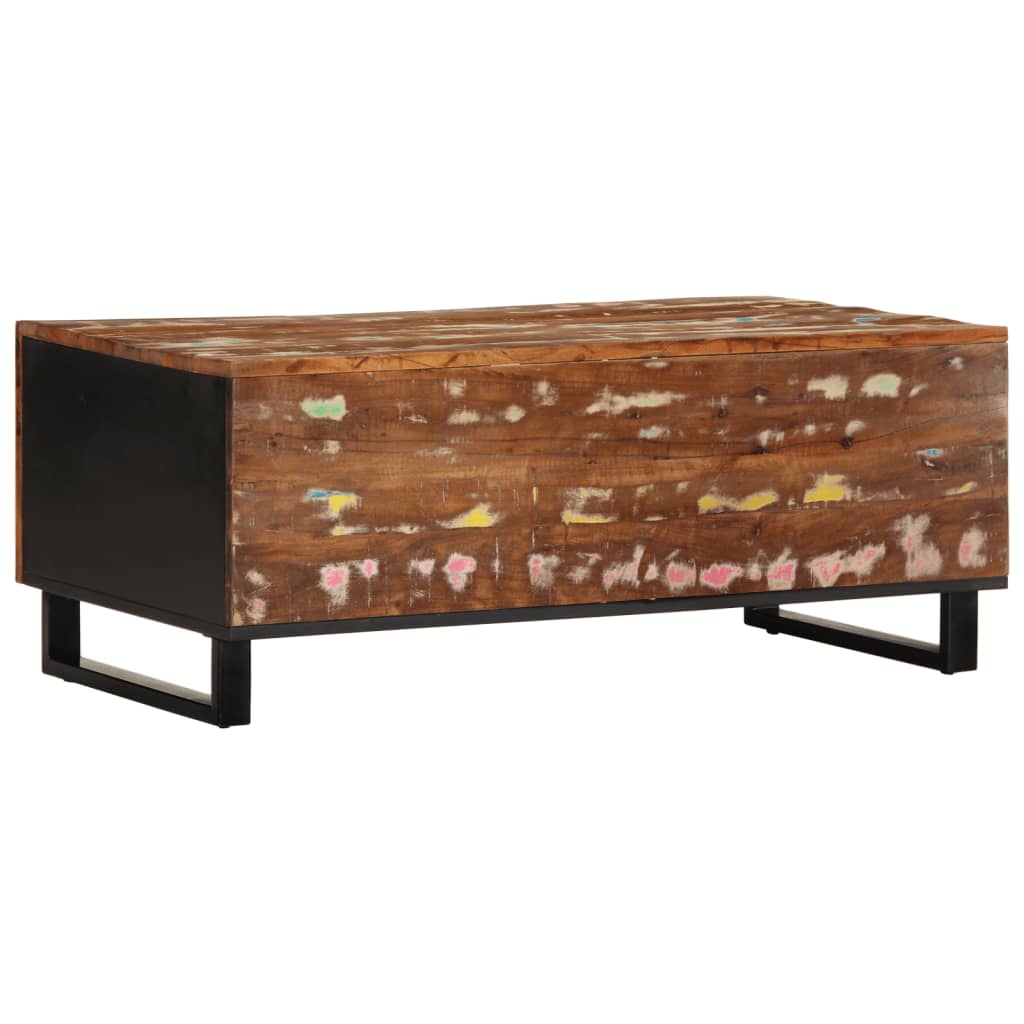 Coffee Table 100x54x40 cm Solid Wood Reclaimed&Engineered Wood