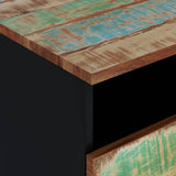 Coffee Table 80x54x40 cm Solid Wood Reclaimed&Engineered Wood