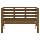 Garden Bench Honey Brown 111.5x53x71 cm Solid Wood Pine