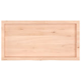 Wall Shelf 100x50x(2-4) cm Untreated Solid Wood Oak