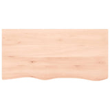 Wall Shelf 100x50x(2-6) cm Untreated Solid Wood Oak