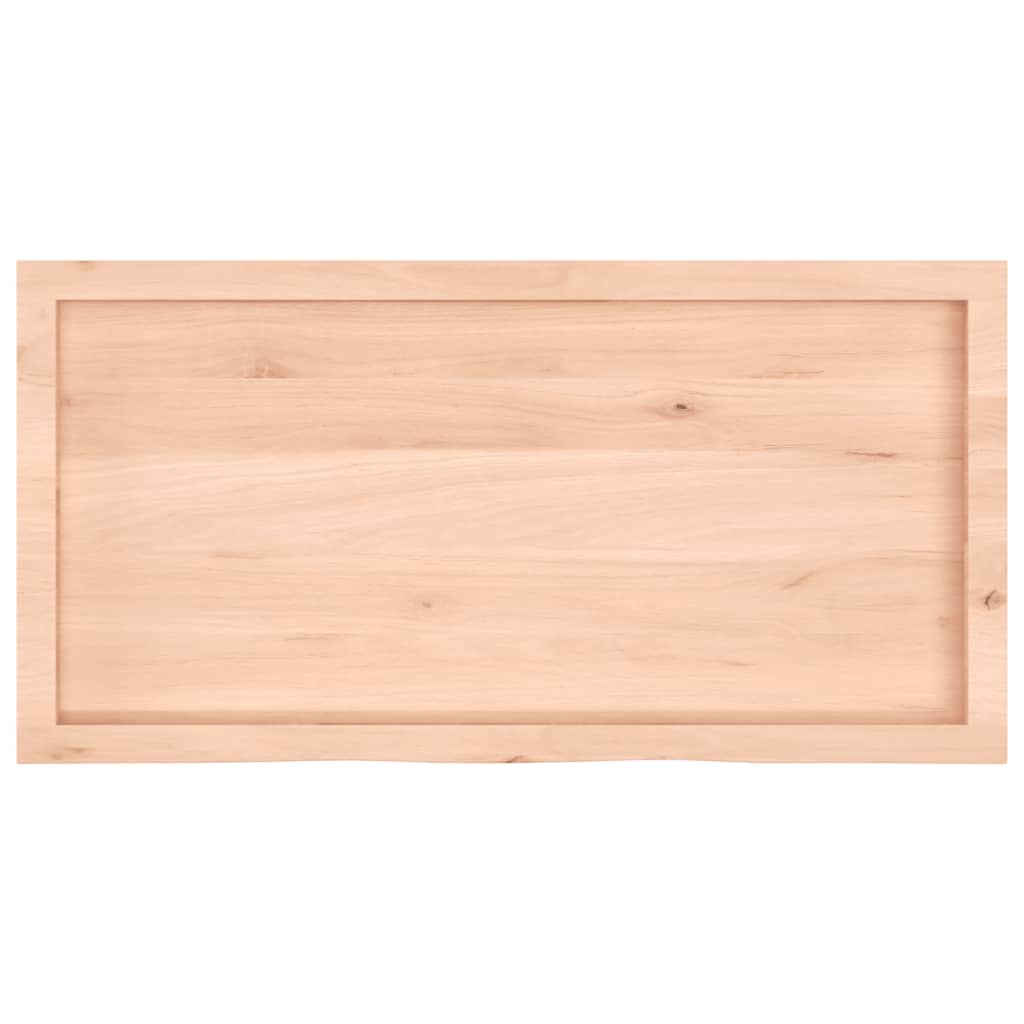 Wall Shelf 100x50x(2-6) cm Untreated Solid Wood Oak