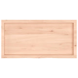 Wall Shelf 100x50x(2-6) cm Untreated Solid Wood Oak