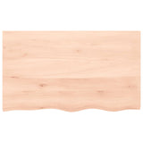 Wall Shelf 100x60x(2-4) cm Untreated Solid Wood Oak