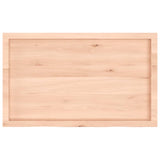 Wall Shelf 100x60x(2-4) cm Untreated Solid Wood Oak