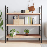 Wall Shelf 120x50x(2-4) cm Untreated Solid Wood Oak