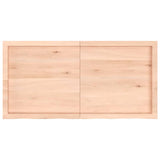 Wall Shelf 120x60x(2-6) cm Untreated Solid Wood Oak