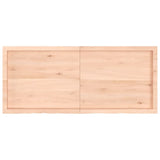 Wall Shelf 140x60x(2-4) cm Untreated Solid Wood Oak