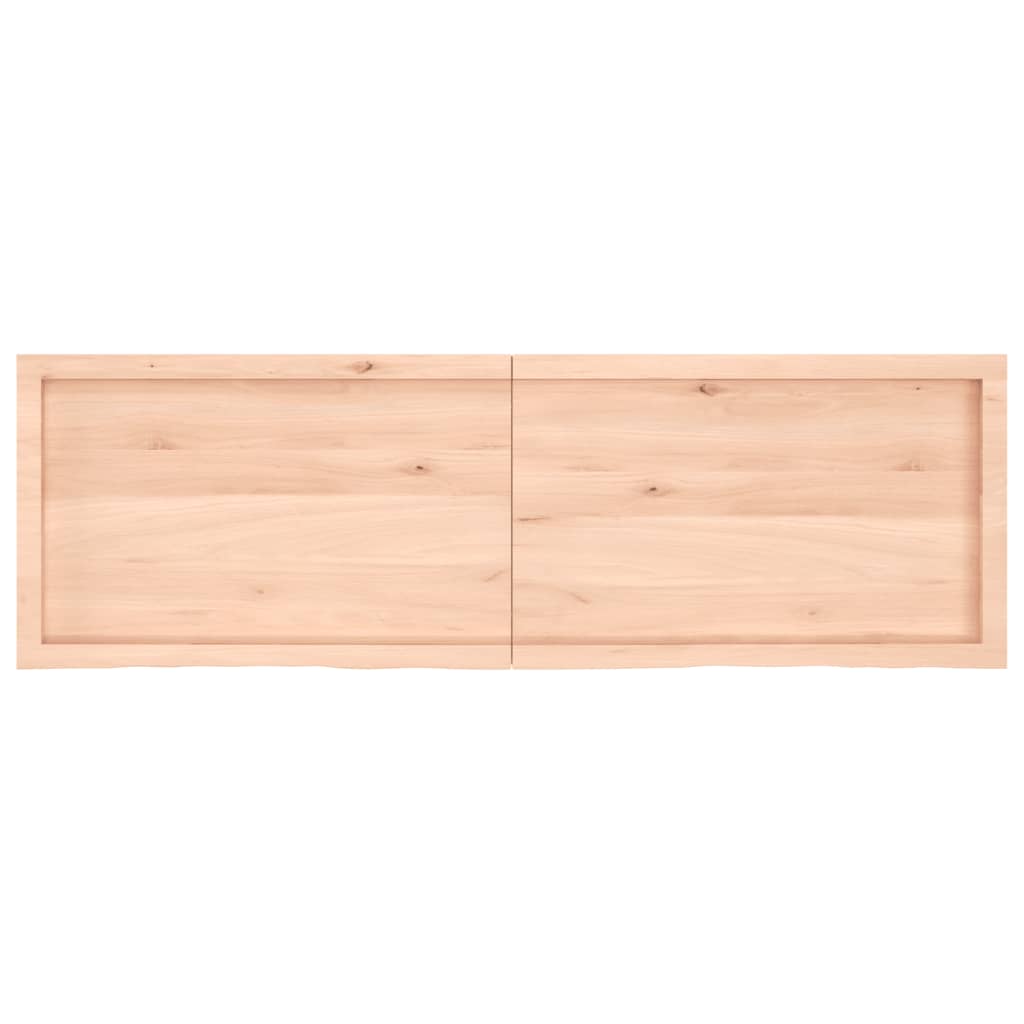 Wall Shelf 160x50x(2-6) cm Untreated Solid Wood Oak