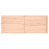 Wall Shelf 160x60x(2-4) cm Untreated Solid Wood Oak