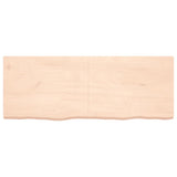 Wall Shelf 160x60x(2-6) cm Untreated Solid Wood Oak