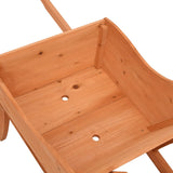 Wheelbarrow Planter 128x45.5x43 cm Solid Wood Fir