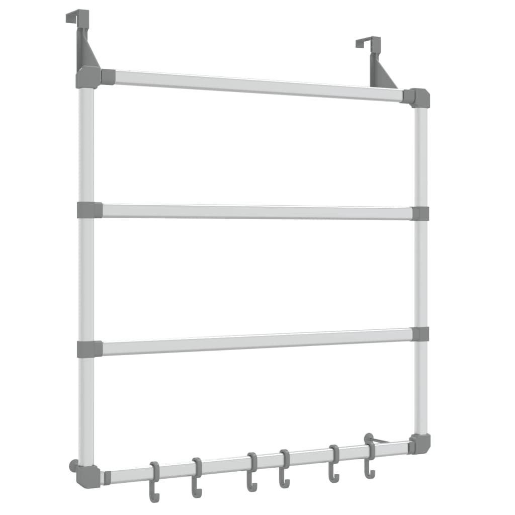 Towel Hanger 67x15x66 cm Aluminium