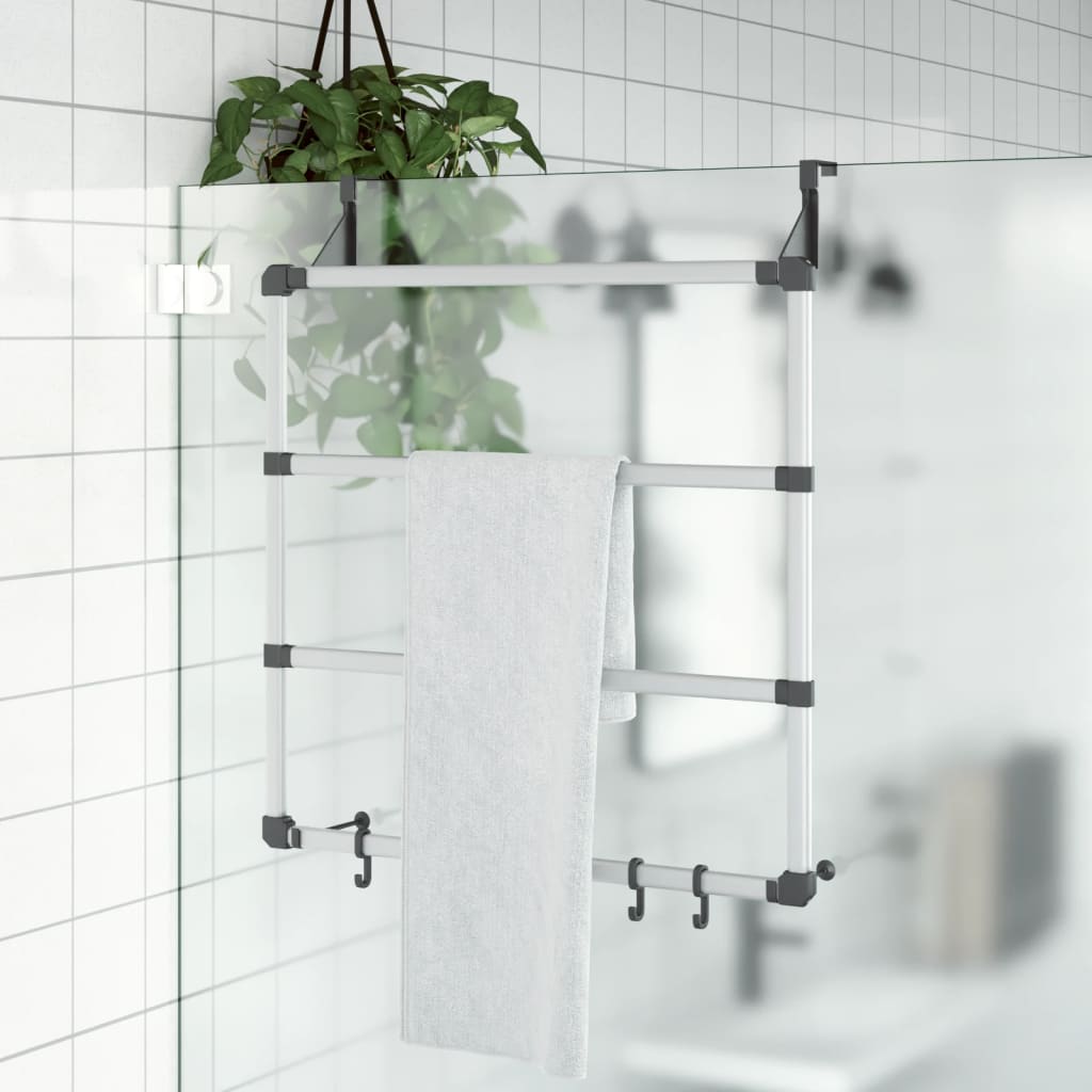 Towel Hanger 67x15x66 cm Aluminium