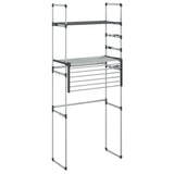 Washing Machine Shelf 77x52x192 cm Aluminium