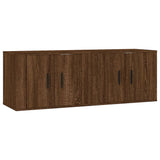 Wall-mounted TV Cabinets 2 pcs Brown Oak 57x34.5x40 cm