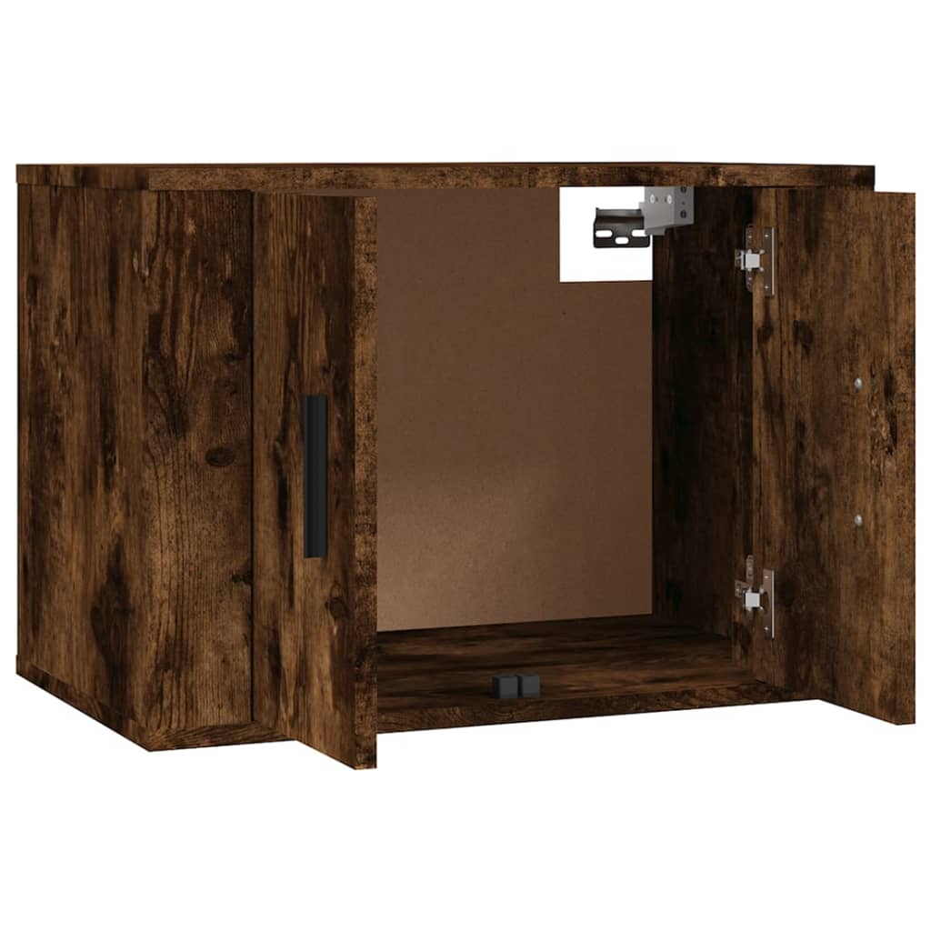 Wall-mounted TV Cabinets 3 pcs Smoked Oak 57x34.5x40 cm