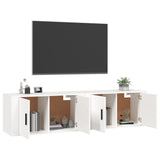 Wall-mounted TV Cabinets 2 pcs White 80x34.5x40 cm