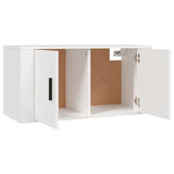 Wall-mounted TV Cabinets 3 pcs White 80x34.5x40 cm