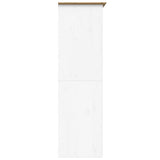 Wardrobe BODO White and Brown 101x52x176.5 cm Solid Wood Pine