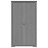 Wardrobe BODO Grey 101x52x176.5 cm Solid Wood Pine