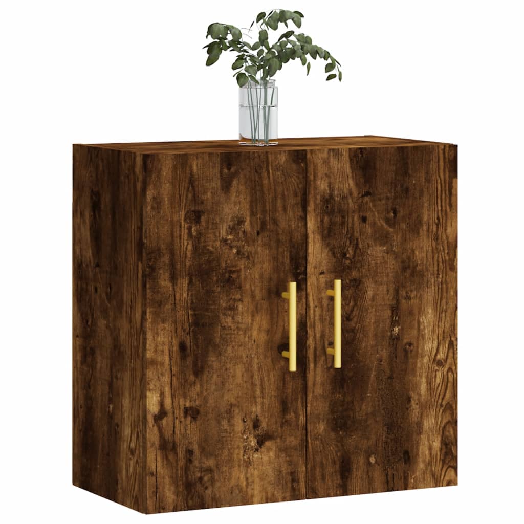 Wall Cabinet Smoked Oak 60x31x60 cm Engineered Wood