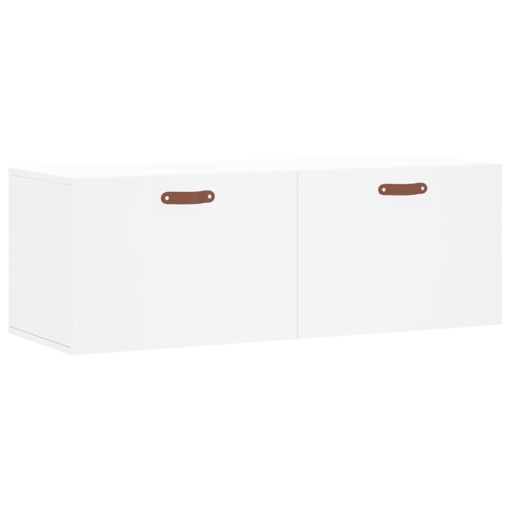 Wall Cabinet White 100x36.5x35 cm Engineered Wood