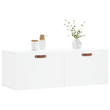 Wall Cabinet White 100x36.5x35 cm Engineered Wood