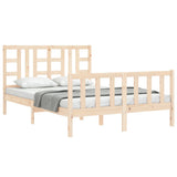 Bed Frame without Mattress 140x200 cm Solid Wood Pine