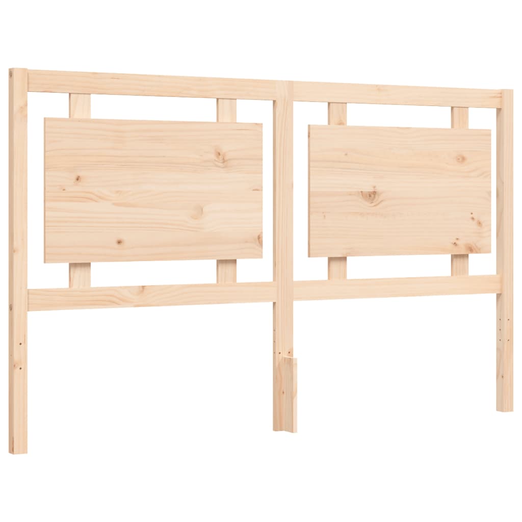 Bed Frame without Mattress King Size Solid Wood Pine