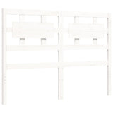 Bed Frame without Mattress White 140x200 cm Solid Wood Pine