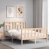 Bed Frame without Mattress 140x200 cm Solid Wood Pine