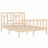 Bed Frame without Mattress 140x200 cm Solid Wood Pine