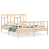 Bed Frame without Mattress 160x200 cm Solid Wood Pine