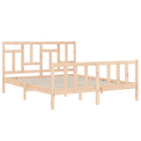 Bed Frame without Mattress 160x200 cm Solid Wood Pine