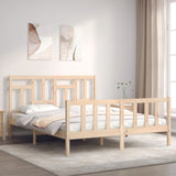 Bed Frame without Mattress 160x200 cm Solid Wood Pine