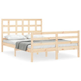 Bed Frame without Mattress Small Double Solid Wood