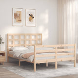 Bed Frame without Mattress Small Double Solid Wood