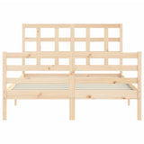 Bed Frame without Mattress Small Double Solid Wood